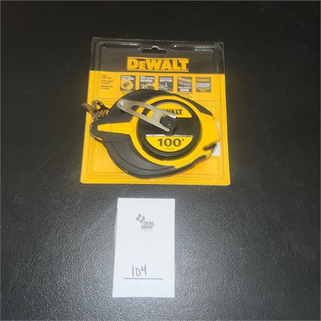 Retail $19.98 DEWALT 100 ft. Steel Long Tape Measure