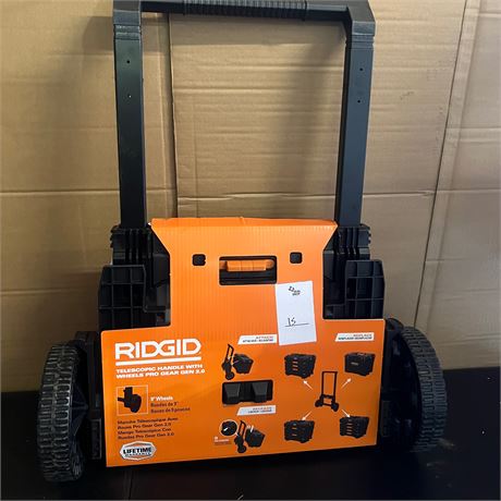 Retail $49.99 RIDGID Pro Gear Gen 2.0 Rolling Tool Box Attachment