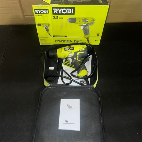 Retail $54.00 RYOBI 5.5 Amp 3/8 in. Compact Drill/Driver