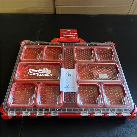 Retail $44.97 Milwaukee PACKOUT 11-Compartment Small Parts Organizer