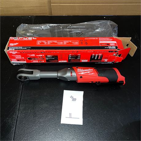 Retail $229.00 Milwaukee M12 FUEL 3/8 in. Extended Reach Ratchet Tool Only