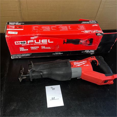 Retail $199.00 Milwaukee M18 FUEL SAWZALL Reciprocating Saw