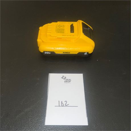 Retail $129.00 DEWALT 20V MAX 4.0Ah Battery Pack