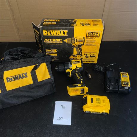 Retail $161.10 DEWALT ATOMIC 1/2 in. Drill/Driver Kit
