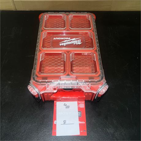 Retail $34.97 Milwaukee PACKOUT 5-Compartment Organizer