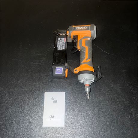 Retail $139.00 RIDGID Pneumatic 23-Gauge Pin Nailer